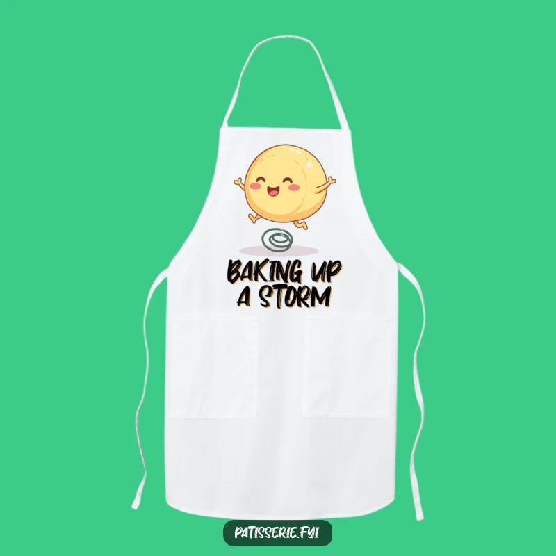 Funny Pastry Apron - Bouncing Baked Good Chef Bib, Hilarious Funny Gift