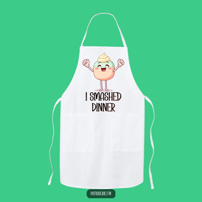Funny Cake Pop Fist Pump Apron: Joyful Chef's Helper, Great Funny Gift