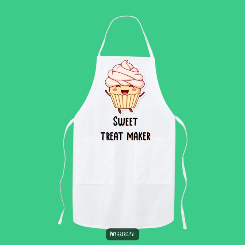 Funny Cupcake Apron - Bake with Joy and Sweet Style