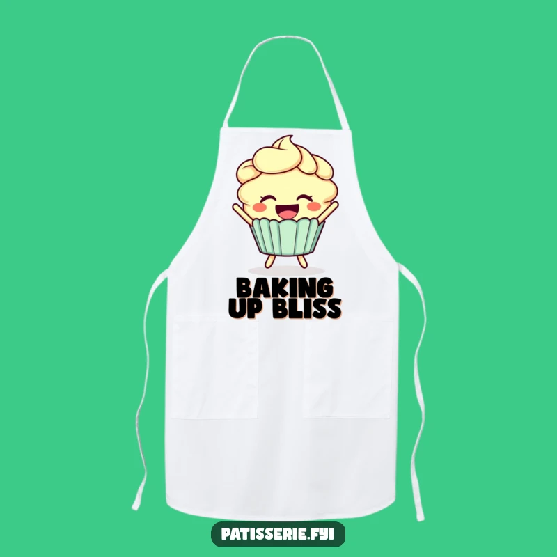Funny Cupcake Joy Apron: Bake with Sweet Enthusiasm