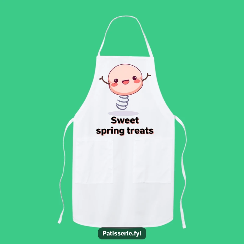 Funny Macaron Apron - Bake with Joyful Bounciness