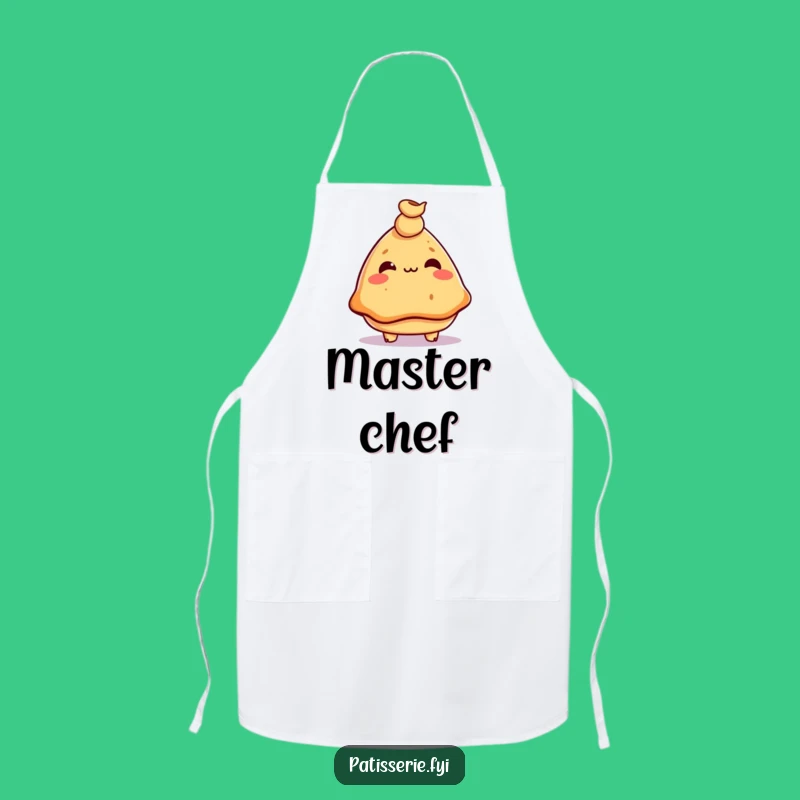Funny Samosa Chickpea Balance Apron - Witty Kitchen Wear for Foodies