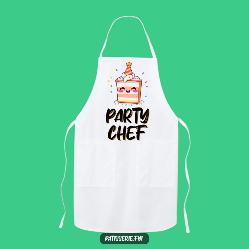 Funny Smiling Cake Apron, Juggling Sprinkles Kitchen Gift