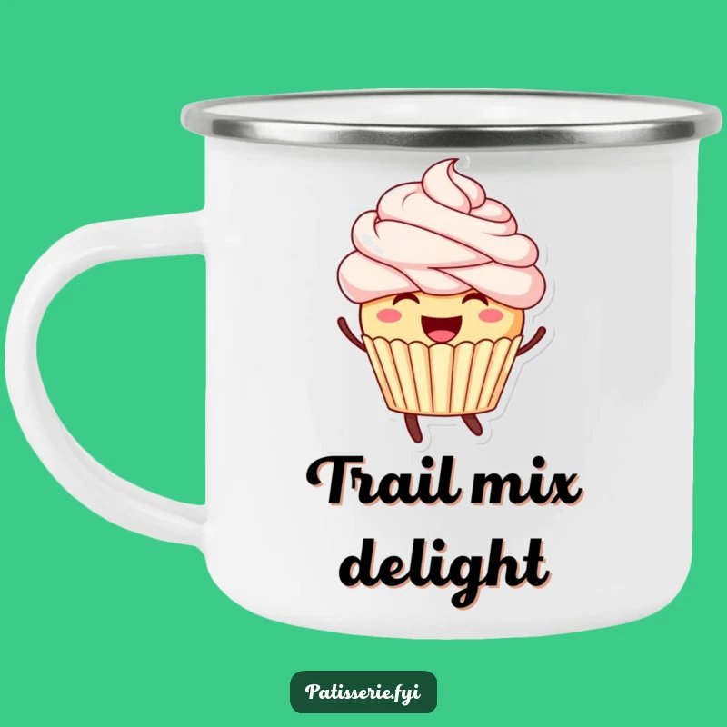 Funny Cupcake Camping Mug - Enjoy Sweet Moments on the Go