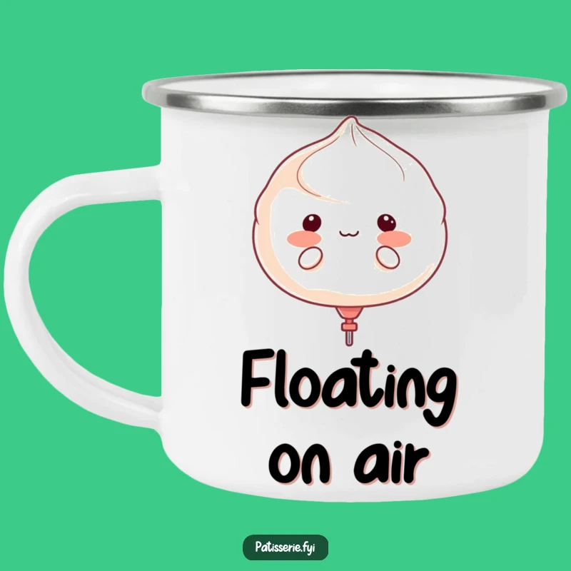 Funny Meringue Campfire Mug - Durable Cartoon Character Outdoor Gift