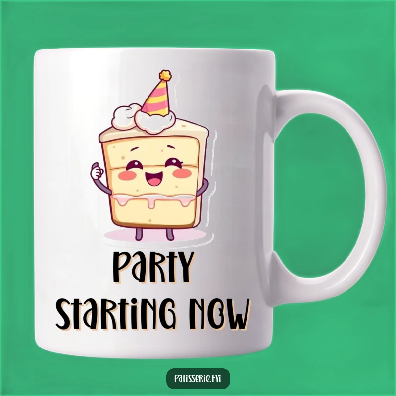 Funny Cake Giggle Mug: Party Character for a Hilarious Gift