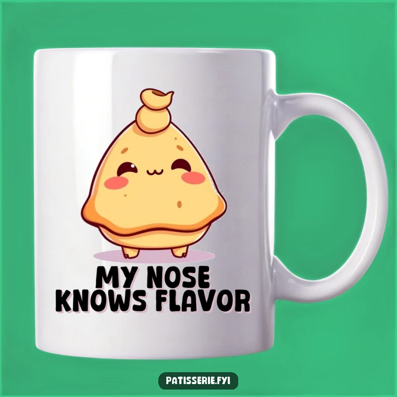 Funny Samosa Chickpea Balance Mug - Hilarious Snack Gift for Foodies