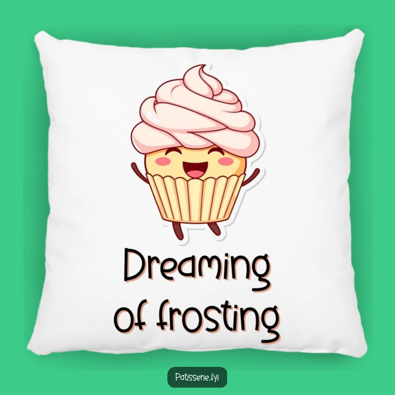 Funny Cupcake Pillow - Cozy Comfort with a Sweet, Joyful Design