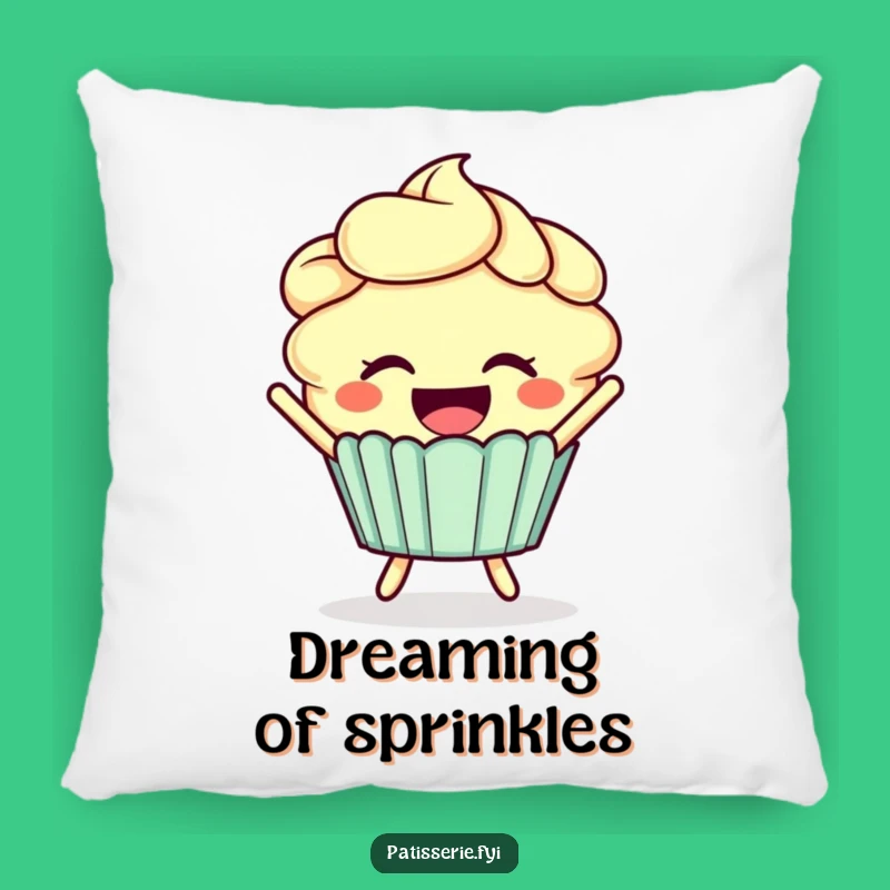 Funny Cupcake Joy Pillow: Add Sweet Comfort to Your Home