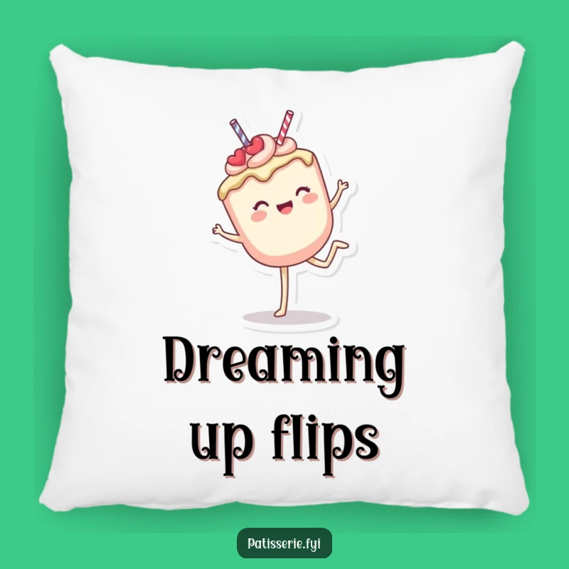 Funny Cake Pop Cartwheel Pillow: Snuggle Up with Sweet, Hilarious Comfort