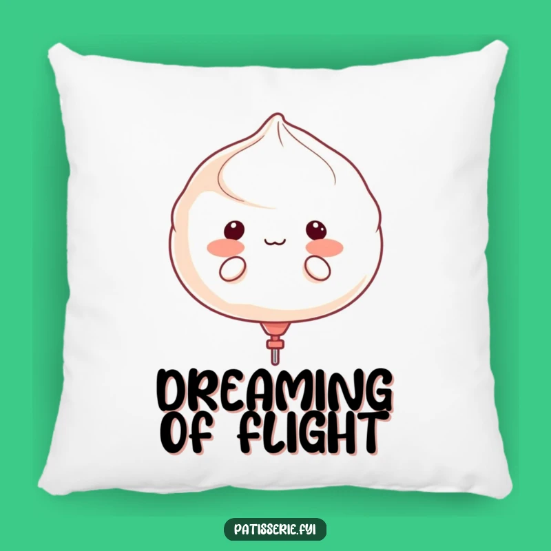 Funny Meringue Comfort Pillow - Cute Cartoon Character Cushion