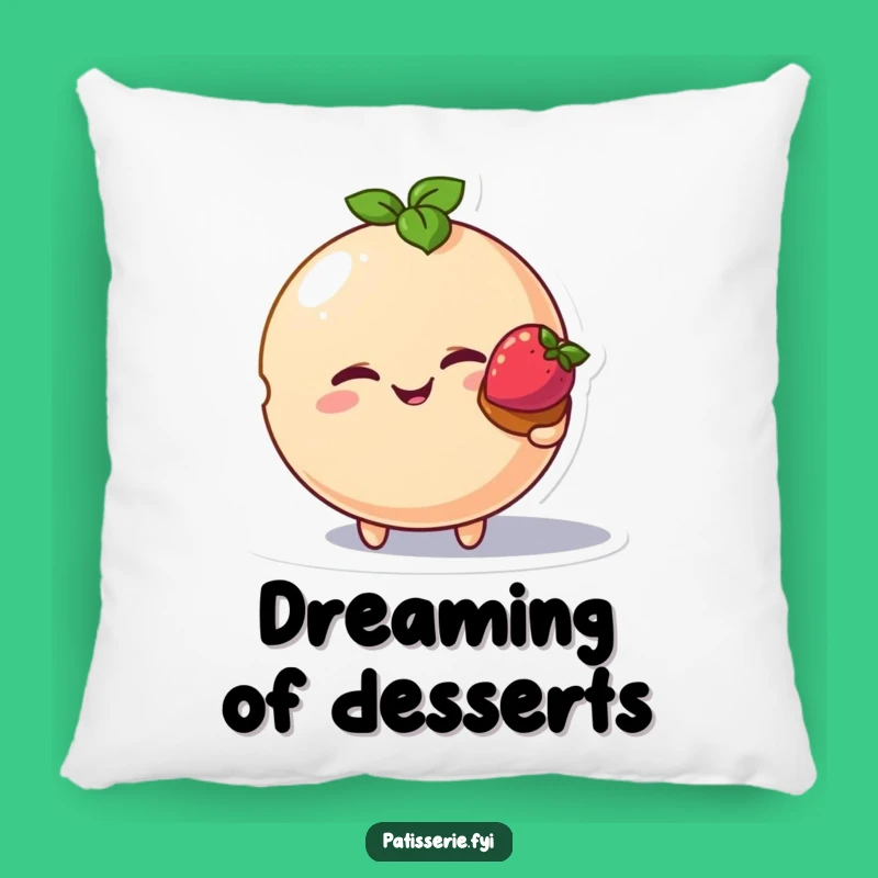 Funny Winking Macaron Pillow - Cozy Up with Sweet Comfort!