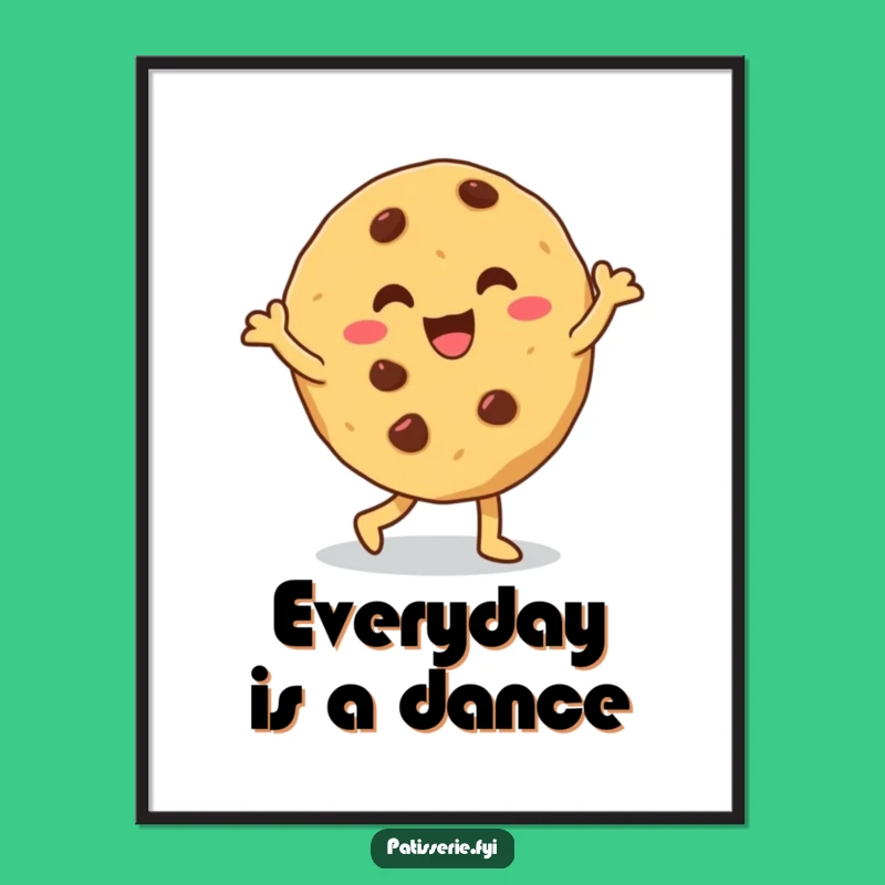 Funny Cookie Dance Digital Art - Instant Joyful Decor Gift