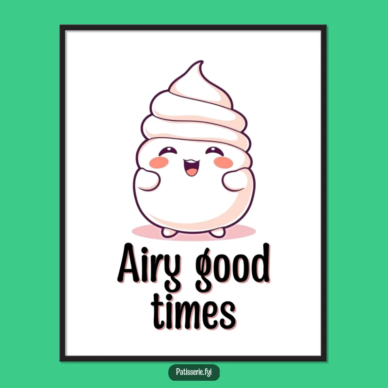 Funny Laughing Meringue Digital Art - Instant Humor Download, Perfect Funny Gift for Walls!