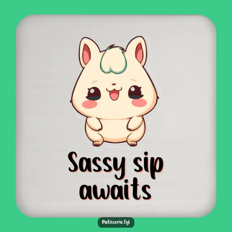 Funny Petit Four Coasters: Cheeky Protection for Your Tables