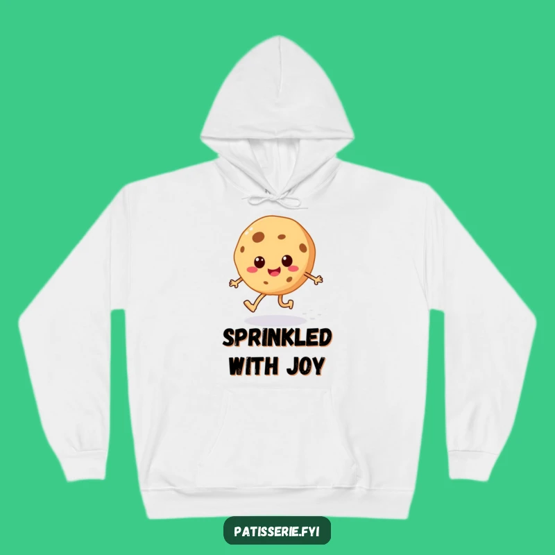 Funny Cheerful Cookie Hoodie - Cozy Skipping Treat for a Warm & Funny Gift