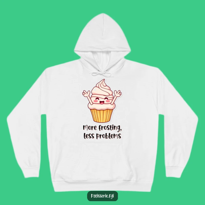 Funny Cupcake Hoodie: Cozy Frosting Fun, Warm Funny Gift