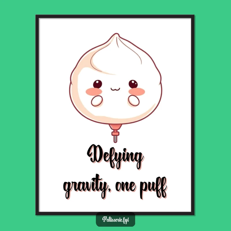 Free Printable Meringue Wall Art: Funny Balloon Character Cute Downloadable Decor