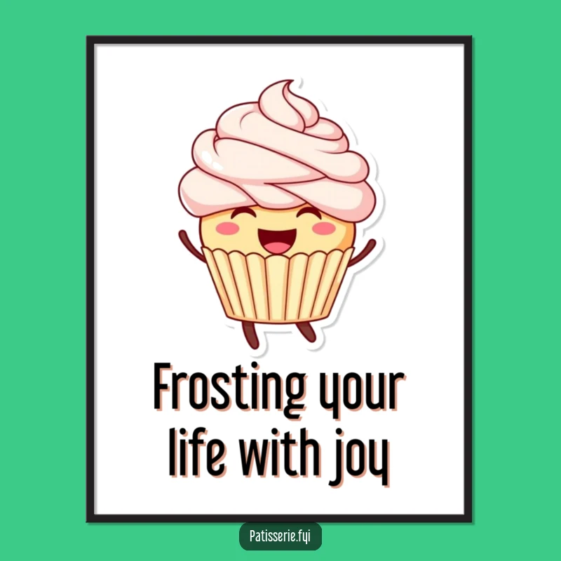 Free Printable Cupcake Art: Joyful Frosting Fun for Your Walls!