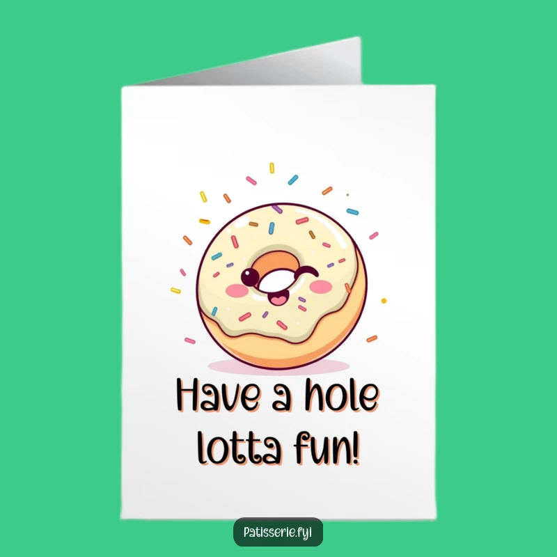 Free Printable Donut Birthday Card: Confetti Fun for a Sweet Celebration!
