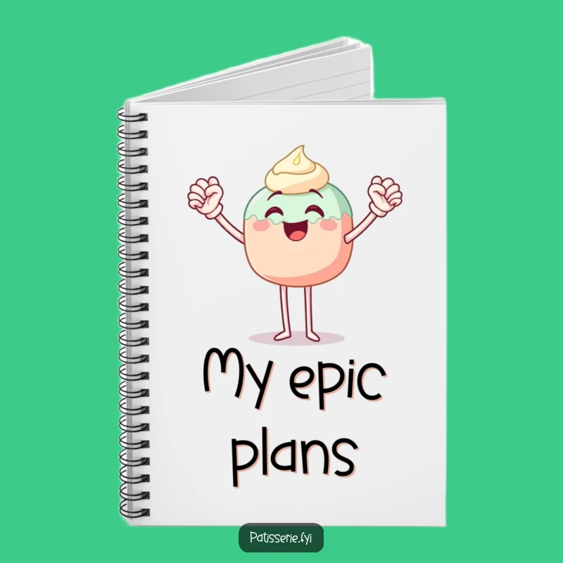 Funny Cake Pop Fist Pump Notebook: Jot Down Wins, Excellent Funny Gift