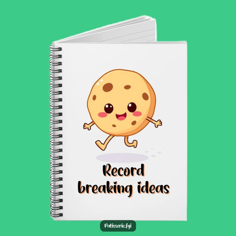 Funny Cheerful Cookie Notebook - Skipping Treat Journal for Sweet & Funny Gifts