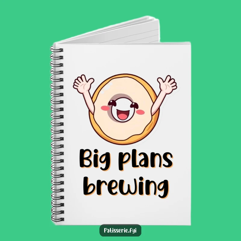 Funny Donut Cheer Notebook: Enthusiastic Character for Writing Fun Gift
