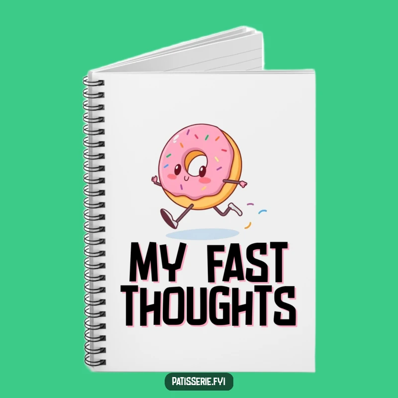 Funny Donut Notebook: Jot Down Ideas Fast, Perfect Funny Gift