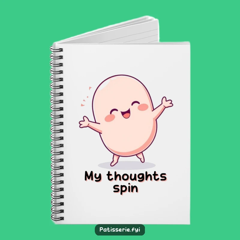 Funny Macaron Cartwheel Notebook: Jot Down Ideas with Joyful Humor