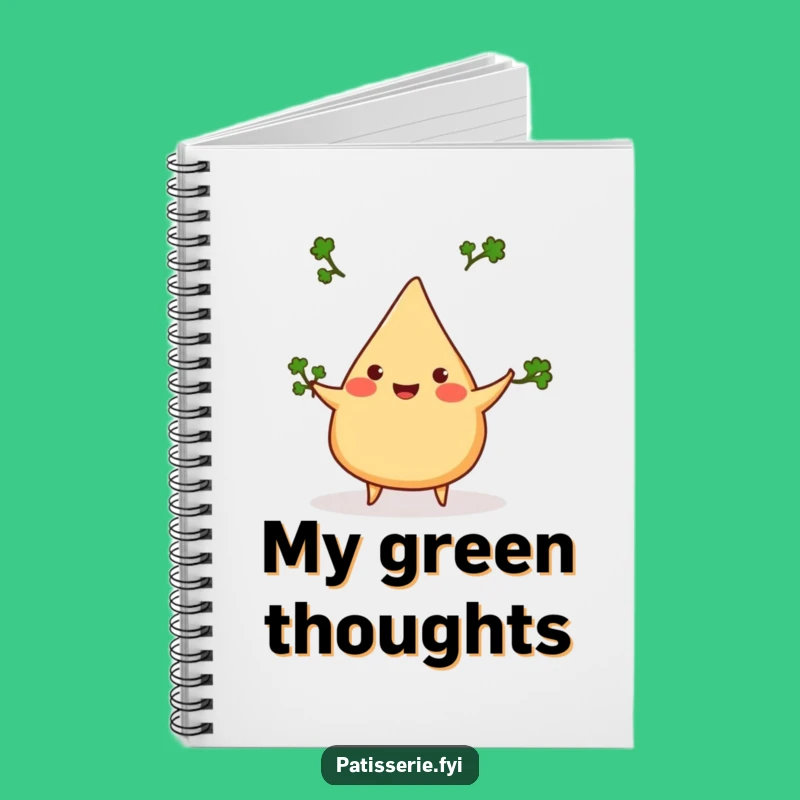 Funny Samosa Juggling Notebook - Jot Down Ideas with Cheer