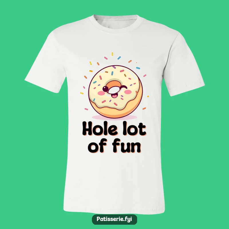 Funny Donut Confetti T-Shirt - Wear Your Celebratory Spirit