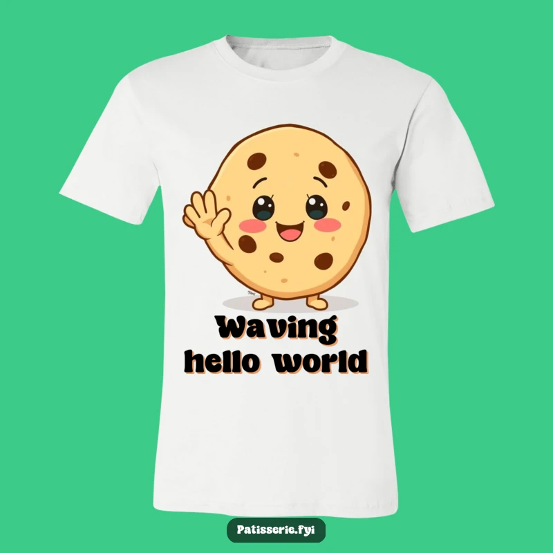 Funny Cookie Wave T-Shirt: Spread Smiles, Perfect Funny Gift for Friendly Folks