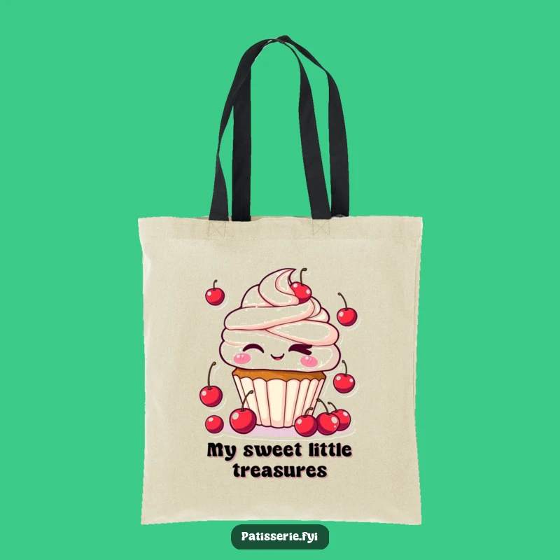 Funny Kawaii Cupcake Eco Tote Bag: Carry Treats with a Cheeky Juggler's Style Gift