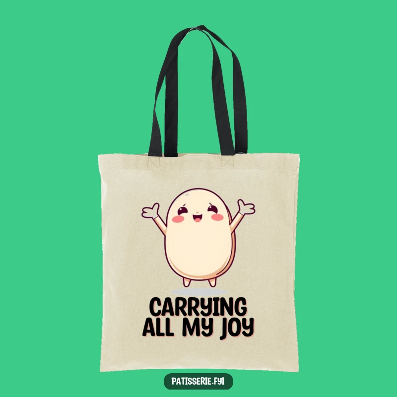 Funny Macaron Leap Tote Bag: Carry Your Happiness! A Chic Funny Gift for Everyday.