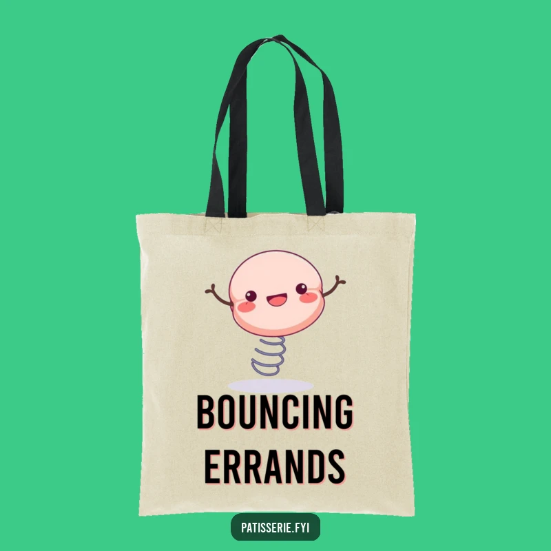 Funny Macaron Tote Bag - Carry Your Sweetness and Bouncy Spirit