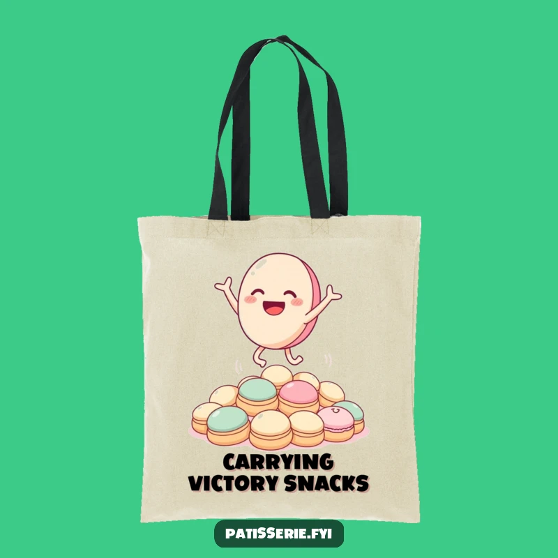 Funny Macaron Tote Bag: Chic and Hilarious Dessert Accessory Gift