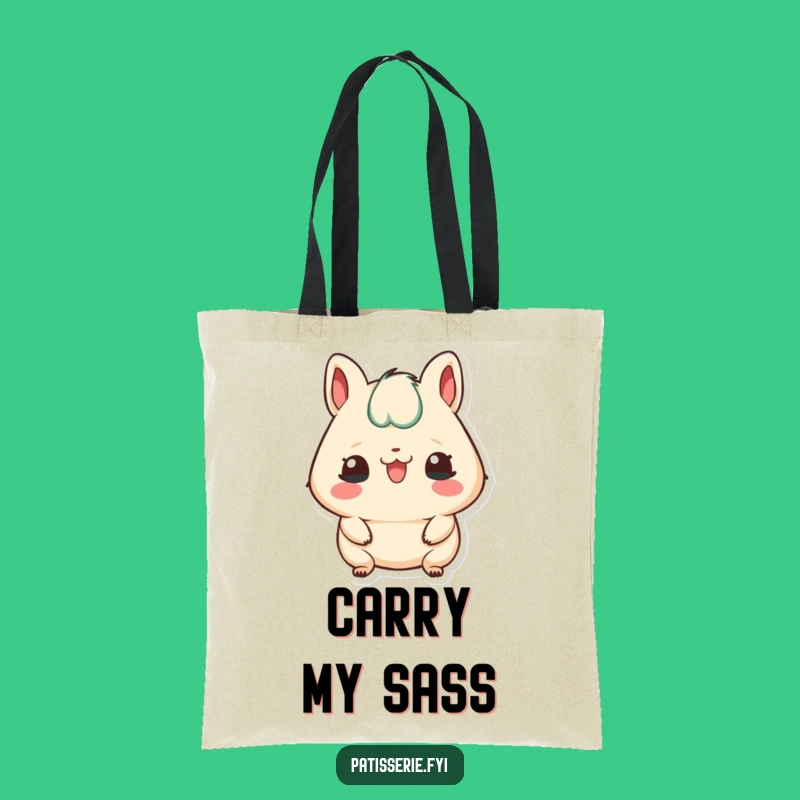 Funny Petit Four Tote Bag: Carry Your Cheekiness Everywhere